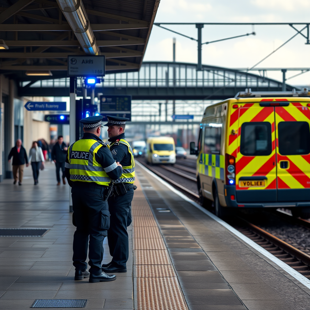 Man charged after 'corrosive substance' attack at railway station